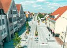 Königsbrunn, Bürgermeister-Wohlfarth-Straße, Drohnenbild