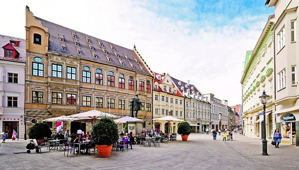 Augsburg Fußgängerzone Augsburg Fußgängerzone