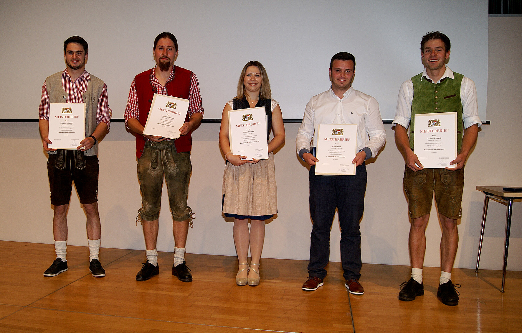 Die Besten - Johannes Winkler, Christoph Schedel, Stefanie Röger, Luca Rapp, Richard Martin Die Besten - Johannes Winkler, Christoph Schedel, Stefanie Röger, Luca Rapp, Richard Martin